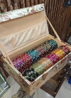 Jelly Stone Glass Bangles Combo Box Wholesale Market In Surat